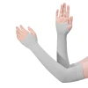 Ice sleeve, ice silk sleeve, sun protection sleeve, summer outdoor solid color glossy plate ice sleeve arm guard with LOGO printing custom printing Application Scenario